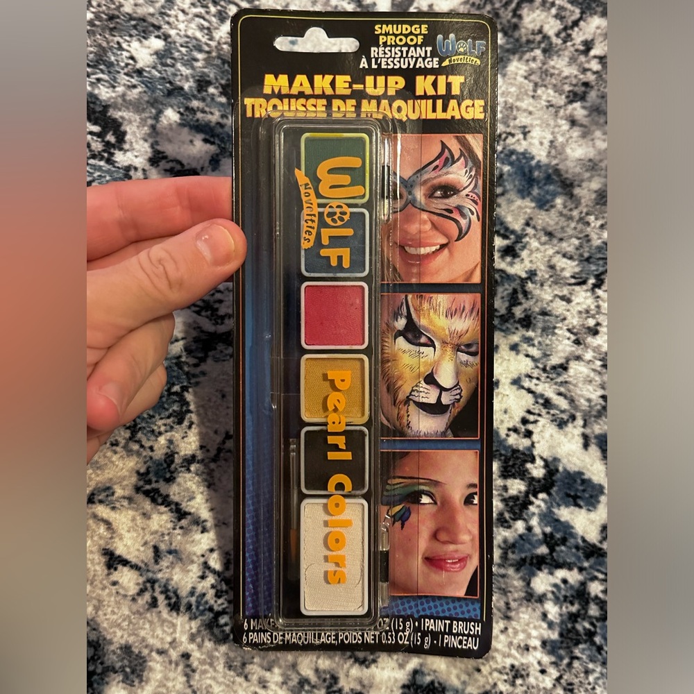 Wolfe FX Face Painting HALLOWEEN Palette Set Make-Up Kit Essential 6 Colors NWT